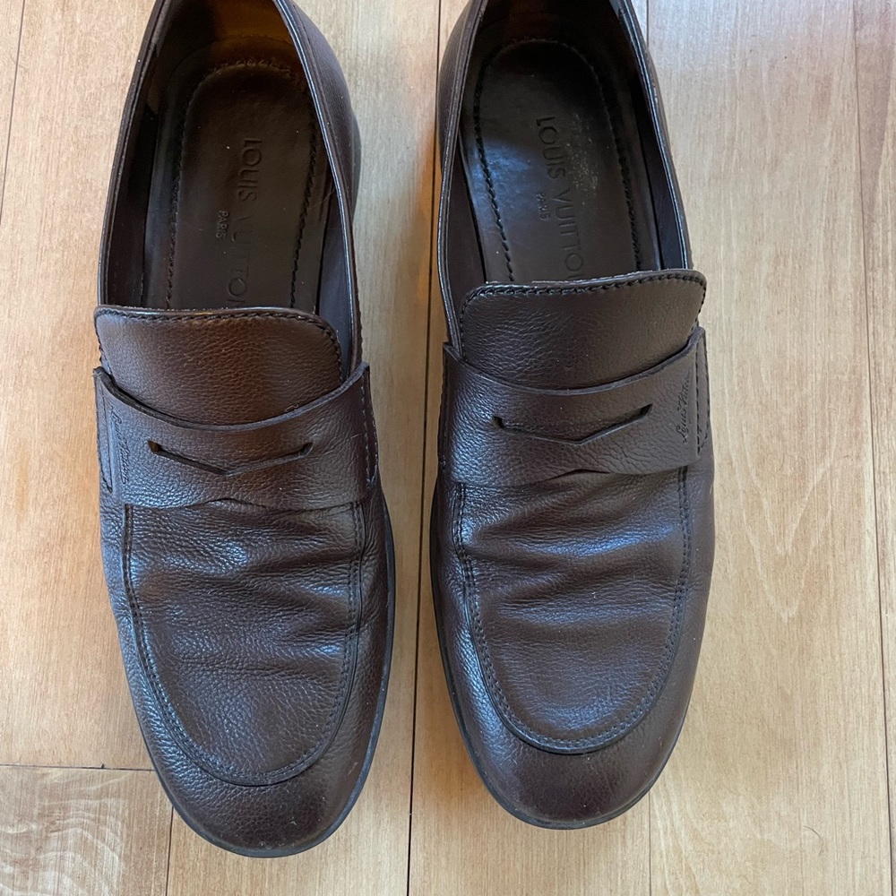 Louis Vuitton calf Leather loafers
